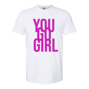 You Go For Life Gift Softstyle CVC T-Shirt