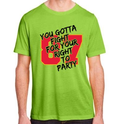 You Gotta Fight For Your Right To Party Kansas 87 Adult ChromaSoft Performance T-Shirt