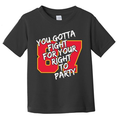You Gotta Fight For Your Right To Party Kansas 87 Toddler T-Shirt