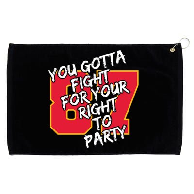 You Gotta Fight For Your Right To Party Kansas 87 Grommeted Golf Towel