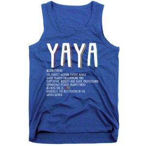 Yaya Grandma Funny Mawmaw Mimi Nana Gigi Memaw Gift Tank Top