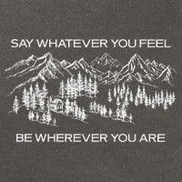 Youre Gonna Go Far Say Whatever You Feel Be Whatever You Are Cotton Canvas Backpack