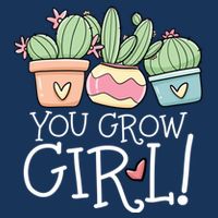 You Grow Girl Succulent 16 in Basic Backpack