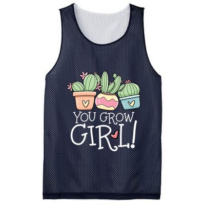 You Grow Girl Succulent Mesh Reversible Basketball Jersey Tank