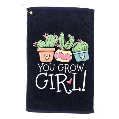 You Grow Girl Succulent Golf Towel