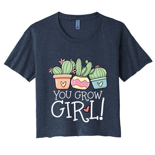 You Grow Girl Succulent Crop Top