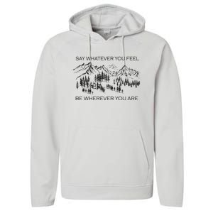 Youre Gonna Go Far Performance Fleece Hoodie