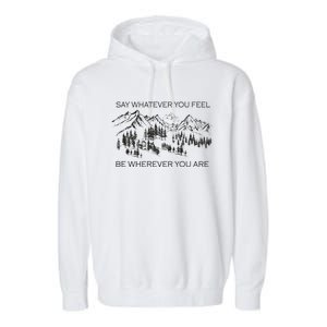 Youre Gonna Go Far Garment-Dyed Fleece Hoodie