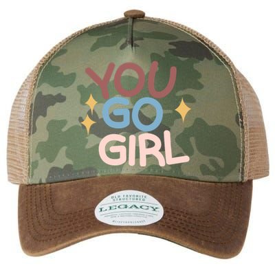 You Go Girl Retro Legacy Tie Dye Trucker Hat