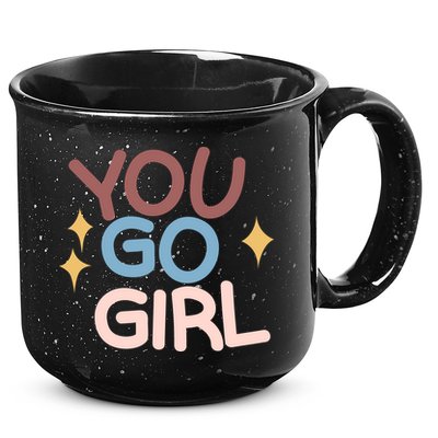 You Go Girl Retro 15oz Campfire Ceramic Mug
