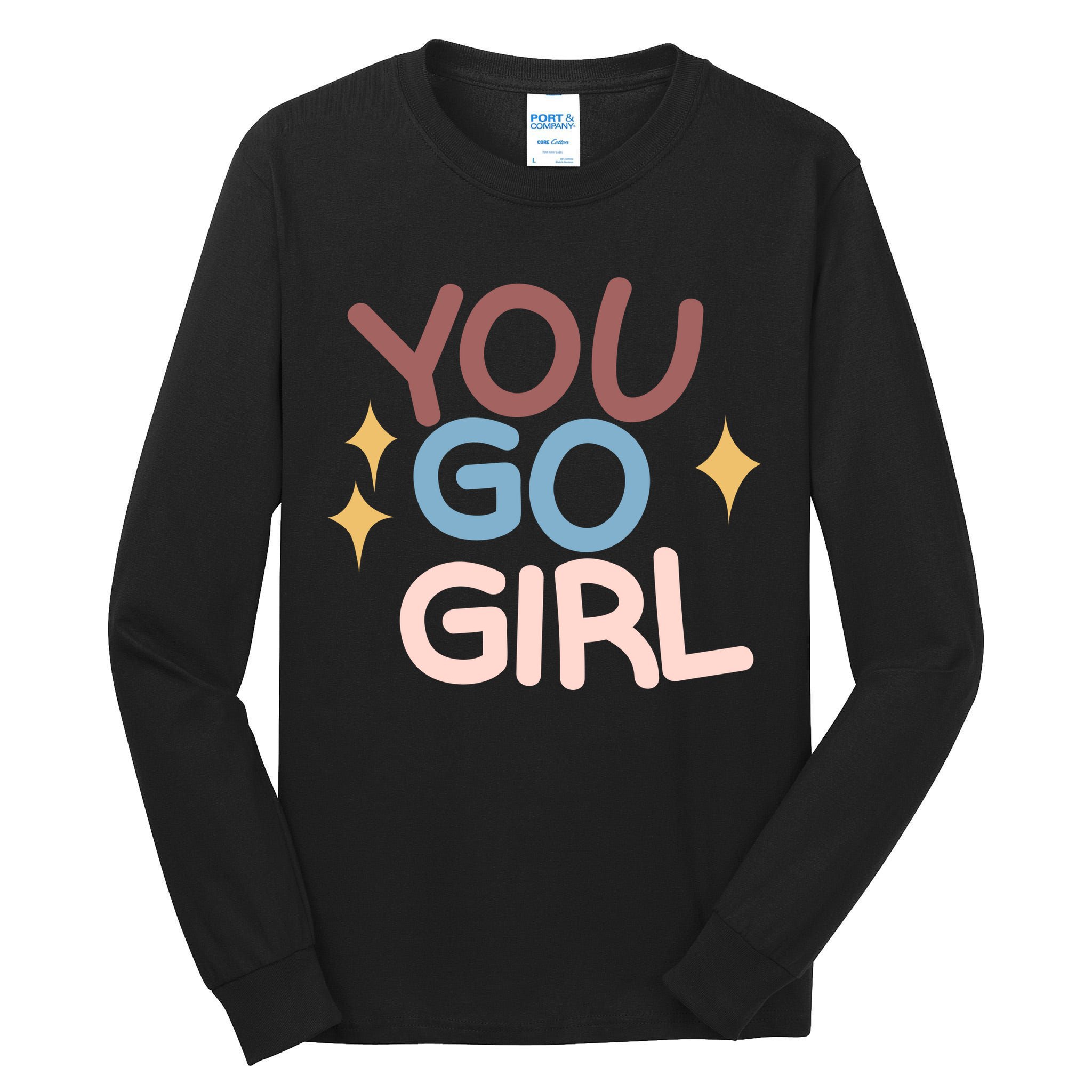 You Go Girl Retro Tall Long Sleeve T-Shirt
