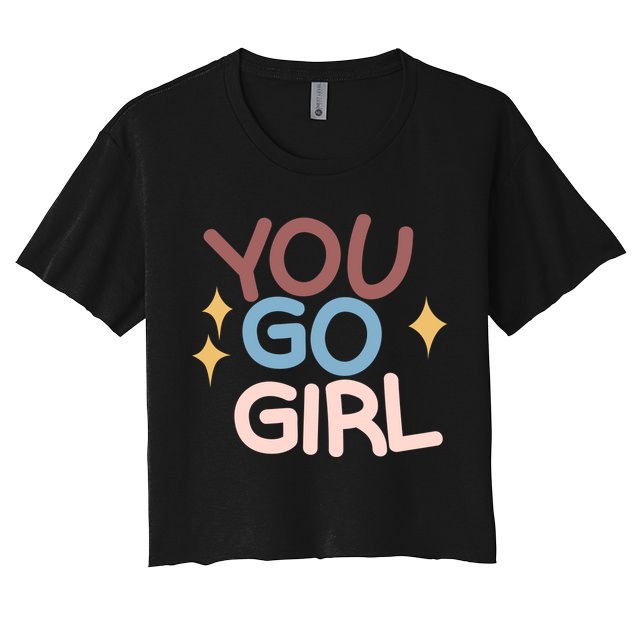 You Go Girl Retro Crop Top