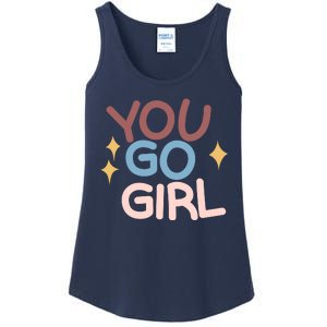 You Go Girl Retro Ladies Essential Tank