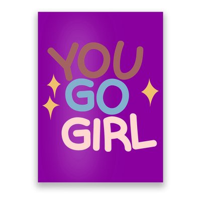 You Go Girl Retro Poster