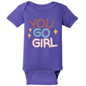 You Go Girl Retro Baby Bodysuit