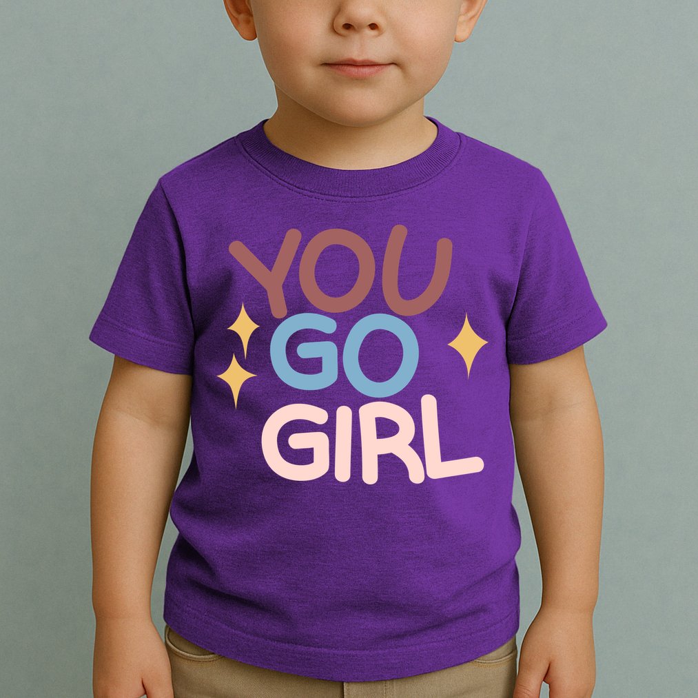 You Go Girl Retro Toddler T-Shirt