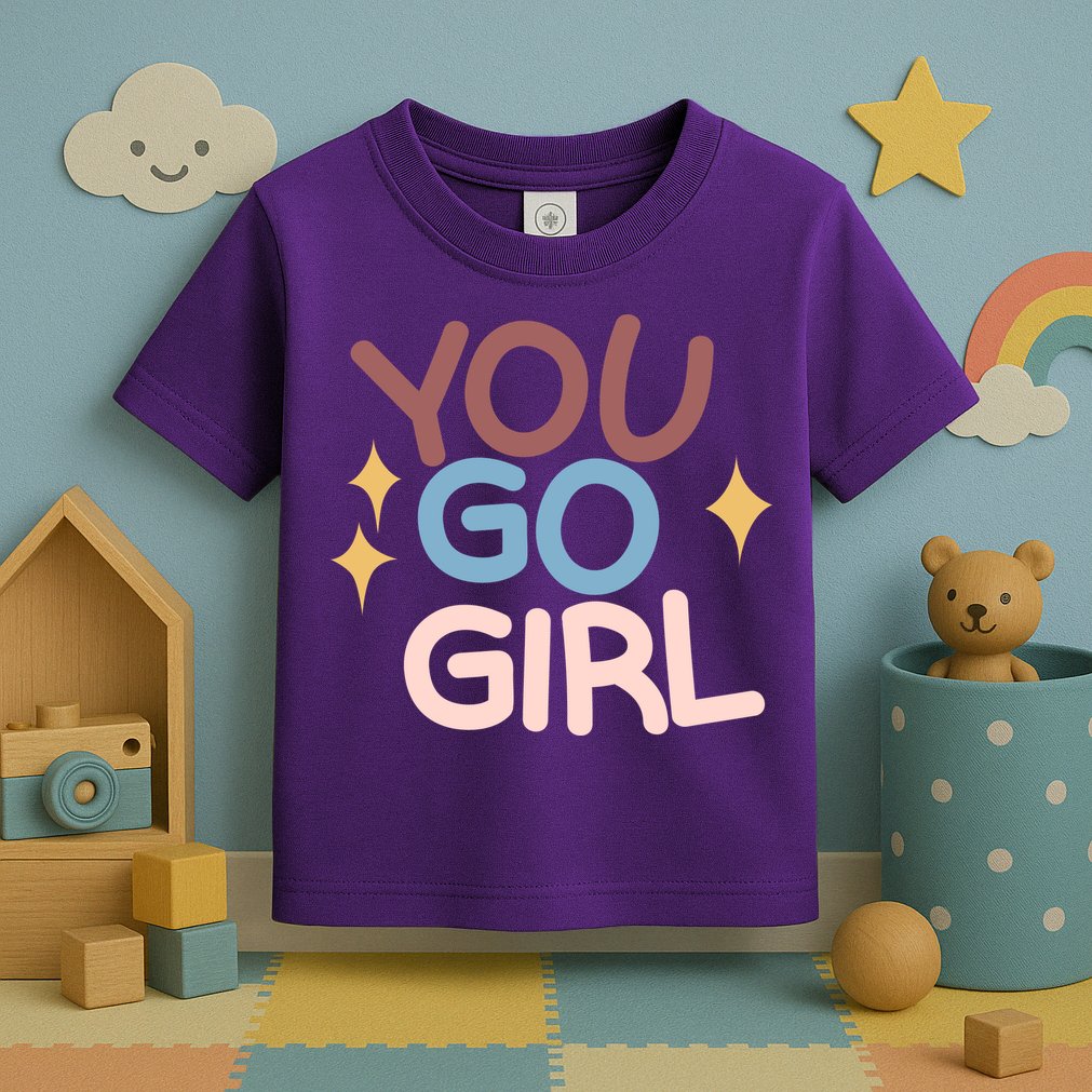 You Go Girl Retro Toddler T-Shirt