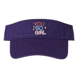 You Go Girl Retro Valucap Bio-Washed Visor