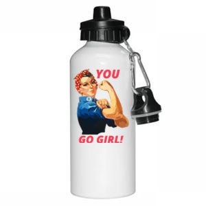 You Go Great Gift Empowering Cute Gift Aluminum Water Bottle