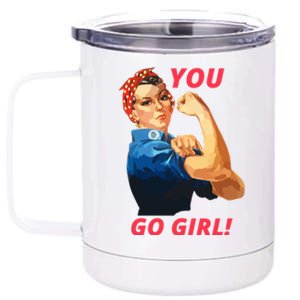 You Go Great Gift Empowering Cute Gift 12 oz Stainless Steel Tumbler Cup