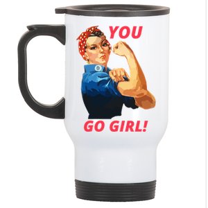 You Go Great Gift Empowering Cute Gift Stainless Steel Travel Mug