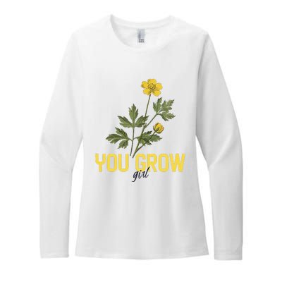 You Grow Girl Gardening And Flower Womens CVC Long Sleeve Shirt