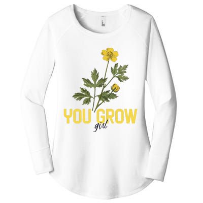 You Grow Girl Gardening And Flower Women's Perfect Tri Tunic Long Sleeve Shirt