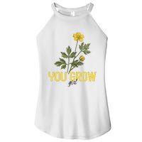 You Grow Girl Gardening And Flower Women’s Perfect Tri Rocker Tank