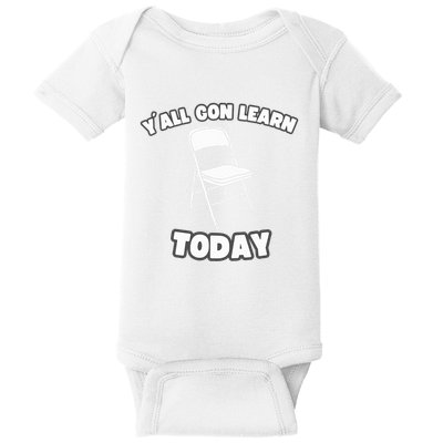 YAll Gon Learn Today Folding Chair Alabama River Baby Bodysuit