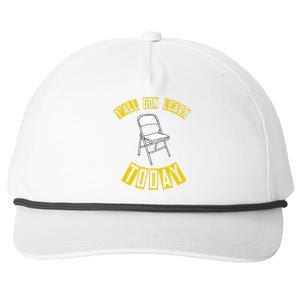 Yall Gon Learn Today Funny Folding Chair Snapback Five-Panel Rope Hat