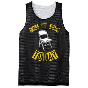 Yall Gon Learn Today Funny Folding Chair Mesh Reversible Basketball Jersey Tank