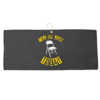 Yall Gon Learn Today Funny Folding Chair Large Microfiber Waffle Golf Towel