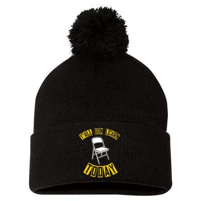 Yall Gon Learn Today Funny Folding Chair Pom Pom 12in Knit Beanie