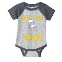 Yall Gon Learn Today Funny Folding Chair Infant Baby Jersey Bodysuit