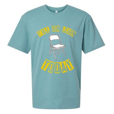 Yall Gon Learn Today Funny Folding Chair Sueded Cloud Jersey T-Shirt