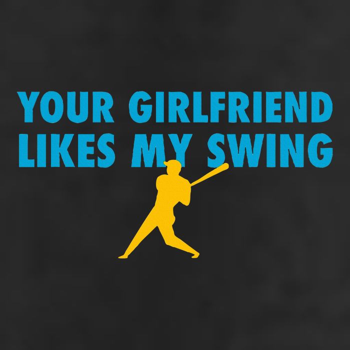 Your Girlfriend Likes My Swing Baseball Softball 11oz C Handle Ceramic Mug