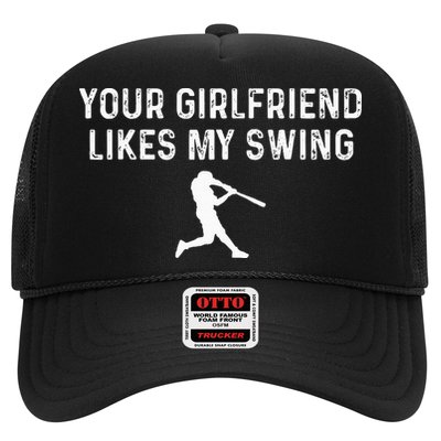Your Girlfriend Likes My Swing Funny Baseball Hat