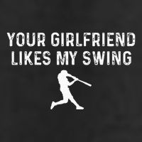 Your Girlfriend Likes My Swing Funny Baseball 11oz C Handle Ceramic Mug