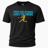 Your Girlfriend Likes My Swing Cooling Performance Crew T-Shirt