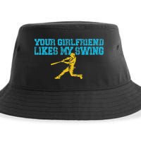 Your Girlfriend Likes My Swing Sustainable Bucket Hat