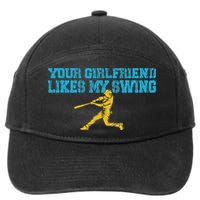 Your Girlfriend Likes My Swing 7-Panel Snapback Hat