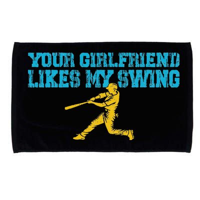 Your Girlfriend Likes My Swing Microfiber Hand Towel