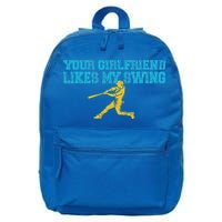 Your Girlfriend Likes My Swing 16 in Basic Backpack