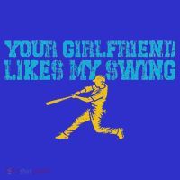 Your Girlfriend Likes My Swing 16 in Basic Backpack