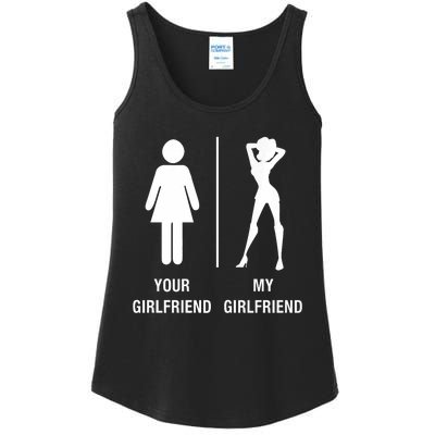 Your Girlfriend My Girlfriend Sexy Hot Bae Ladies Essential Tank