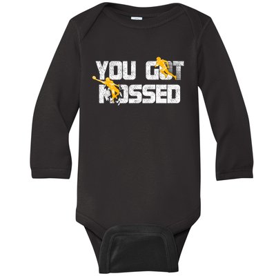 You Got Mossed Great Hoodie American Football Lovers Baby Long Sleeve Bodysuit