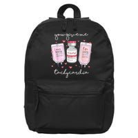 You Give Me Tachycardia Valentines Day Nurse 16 in Basic Backpack