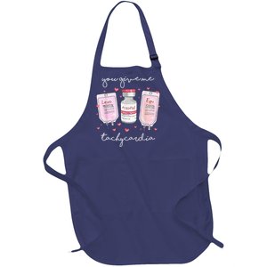 You Give Me Tachycardia Valentines Day Nurse Full-Length Apron With Pockets