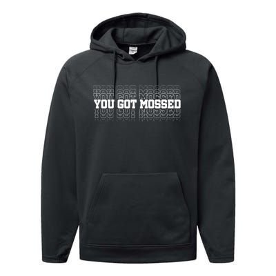 You Got Mossed Performance Fleece Hoodie