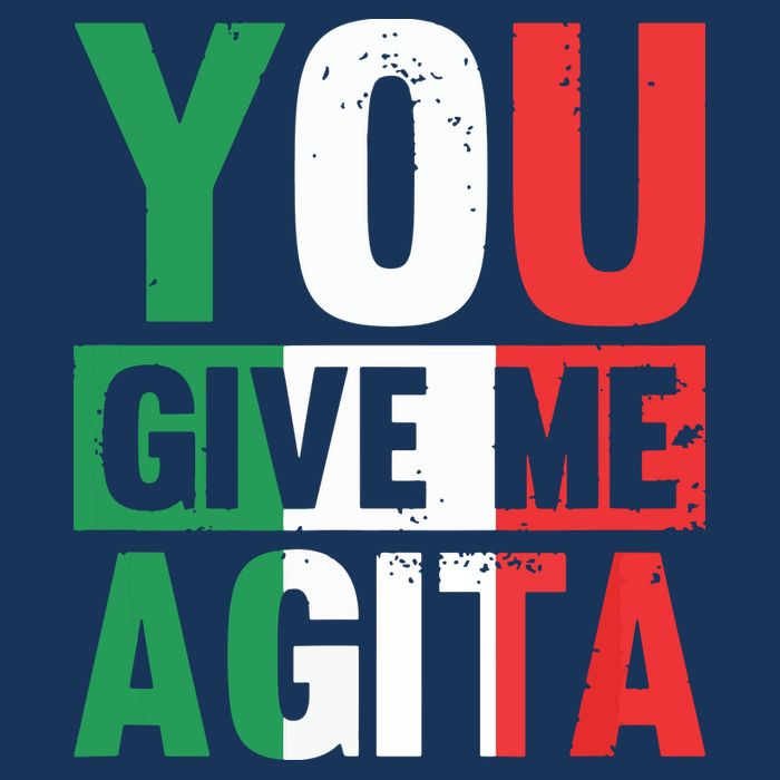 You Give Me Agita Funny Italian Saying Cooling Performance Crew T-Shirt